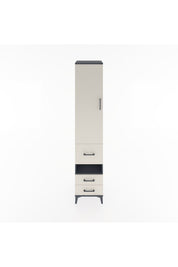 Hyperion Dolap 3 Raflı 3 Çekmeceli Tek Askılı 44x44x221 - S61M104V4B