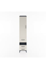 Hyperion Dolap 3 Raflı 3 Çekmeceli Tek Askılı 44x44x221