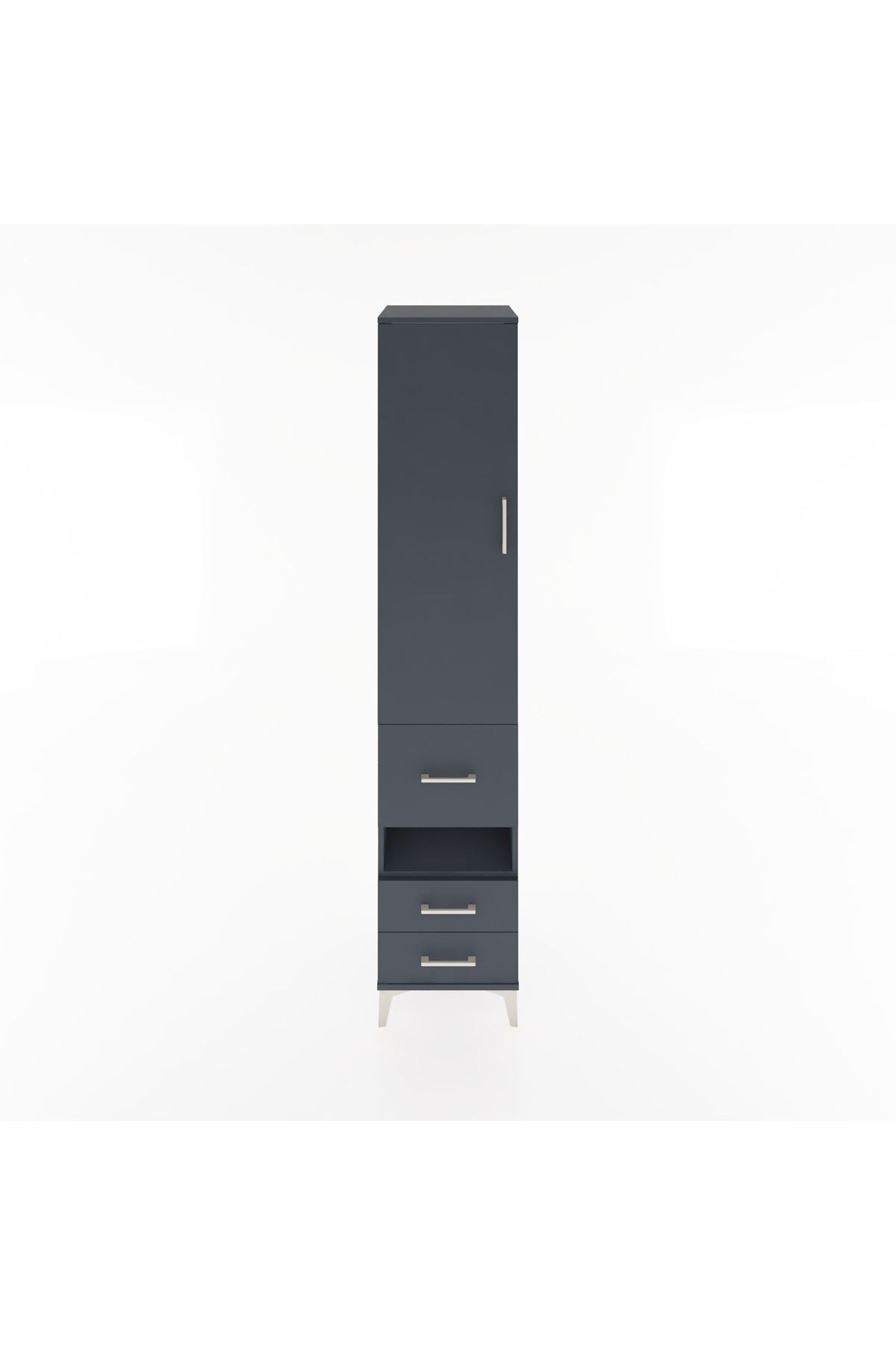 Hyperion Dolap 3 Raflı 3 Çekmeceli Tek Askılı 44x44x221 - S61M104V5B