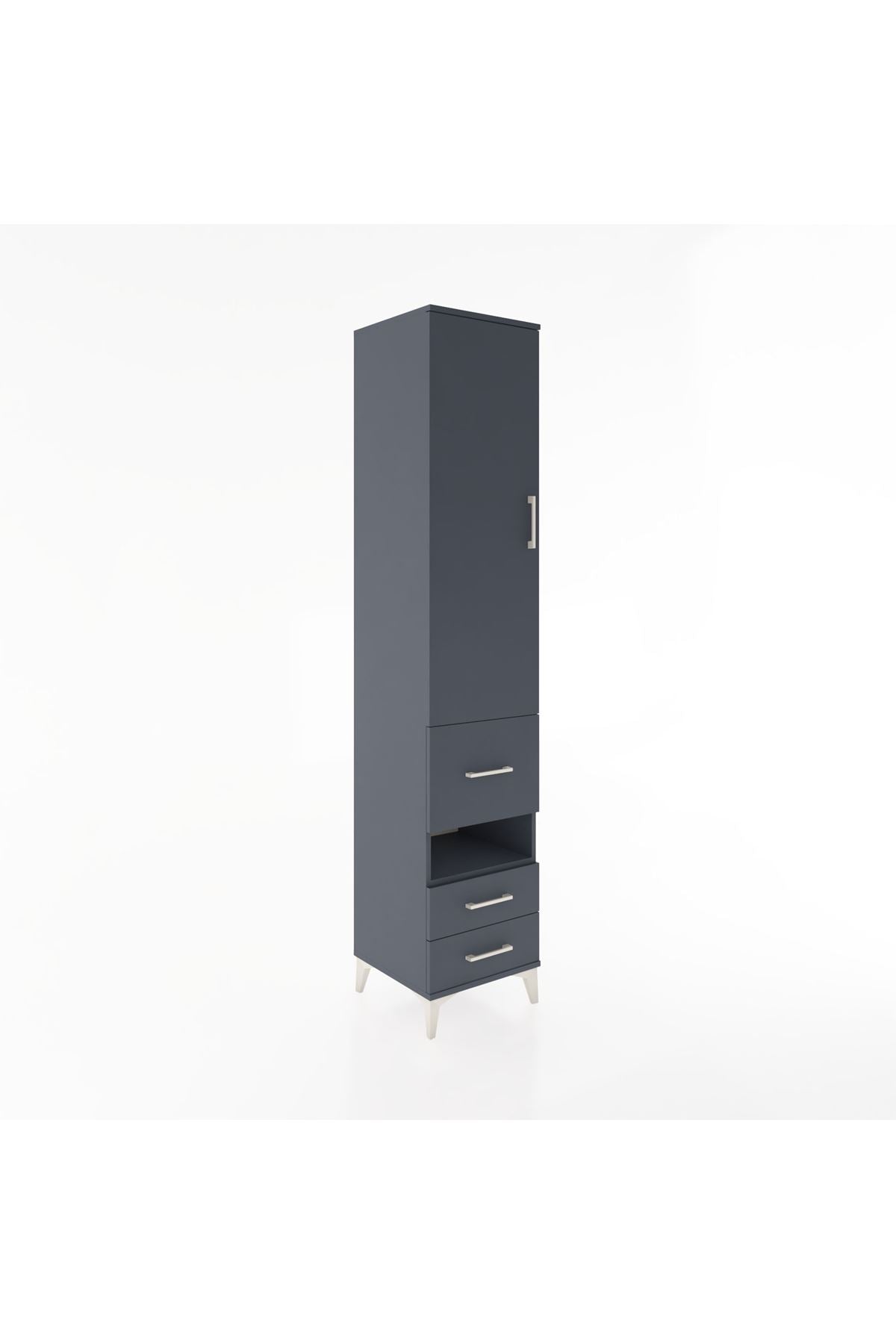 Hyperion Dolap 3 Raflı 3 Çekmeceli Tek Askılı 44x44x221 - S61M104V5B