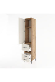 Hyperion Dolap 3 Raflı 3 Çekmeceli Tek Askılı 44x44x221 - S61M104V7B