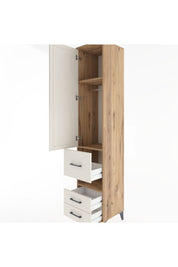 Hyperion Dolap 3 Raflı 3 Çekmeceli Tek Askılı 44x44x221 - S61M104V7B