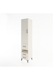 Hyperion Dolap 4 Raflı 3 Çekmeceli Tek Kapaklı 44x44x221 - S61M105V1B
