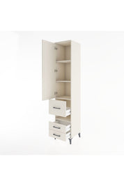 Hyperion Dolap 4 Raflı 3 Çekmeceli Tek Kapaklı 44x44x221 - S61M105V1B