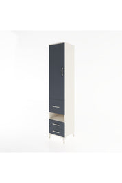 Hyperion Dolap 4 Raflı 3 Çekmeceli Tek Kapaklı 44x44x221 - S61M105V2B