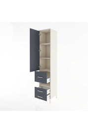 Hyperion Dolap 4 Raflı 3 Çekmeceli Tek Kapaklı 44x44x221 - S61M105V2B