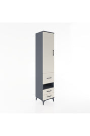 Hyperion Dolap 4 Raflı 3 Çekmeceli Tek Kapaklı 44x44x221 - S61M105V4B