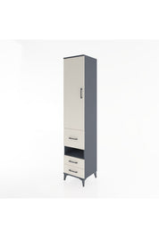 Hyperion Dolap 4 Raflı 3 Çekmeceli Tek Kapaklı 44x44x221 - S61M105V4B
