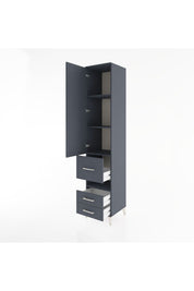 Hyperion Dolap 4 Raflı 3 Çekmeceli Tek Kapaklı 44x44x221 - S61M105V5B
