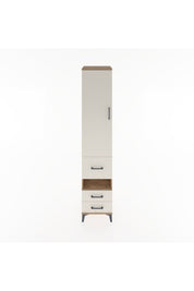 Hyperion Dolap 4 Raflı 3 Çekmeceli Tek Kapaklı 44x44x221 - S61M105V7B