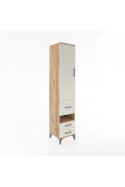 Hyperion Dolap 4 Raflı 3 Çekmeceli Tek Kapaklı 44x44x221 - S61M105V7B