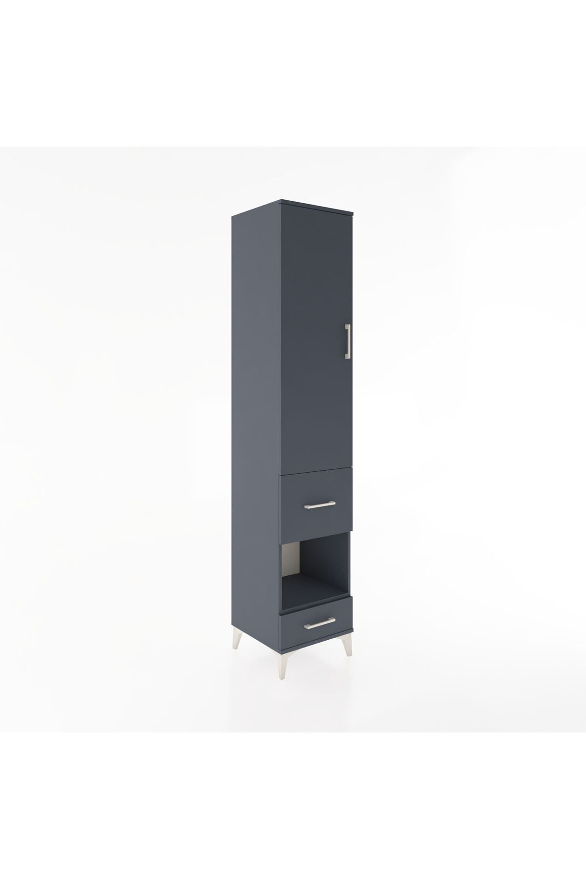 Hyperion Dolap 3 Raflı 2 Çekmeceli Tek Askılı 44x44x221 - S61M106V5B