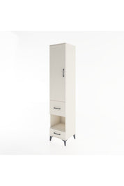 Hyperion Dolap 4 Raflı 2 Çekmeceli Tek Kapaklı 44x44x221 - S61M107V1B