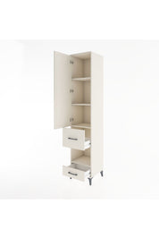 Hyperion Dolap 4 Raflı 2 Çekmeceli Tek Kapaklı 44x44x221 - S61M107V1B