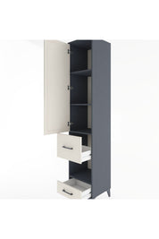 Hyperion Dolap 4 Raflı 2 Çekmeceli Tek Kapaklı 44x44x221 - S61M107V4B