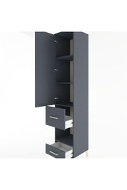 Hyperion Dolap 4 Raflı 2 Çekmeceli Tek Kapaklı 44x44x221 - S61M107V5B