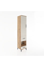 Hyperion Dolap 4 Raflı 2 Çekmeceli Tek Kapaklı 44x44x221 - S61M107V7B