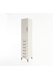 Hyperion Dolap 2 Raflı 6 Çekmeceli Tek Askılı 44x44x221 - S61M108V1B
