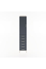 Hyperion Dolap 2 Raflı 6 Çekmeceli Tek Askılı 44x44x221 - S61M108V2B