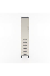 Hyperion Dolap 2 Raflı 6 Çekmeceli Tek Askılı 44x44x221 - S61M108V4B