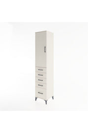 Hyperion Dolap 2 Raflı 5 Çekmeceli Tek Askılı 44x44x221 - S61M110V1B
