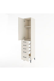Hyperion Dolap 2 Raflı 5 Çekmeceli Tek Askılı 44x44x221 - S61M110V1B