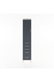 Hyperion Dolap 2 Raflı 5 Çekmeceli Tek Askılı 44x44x221 - S61M110V2B