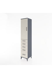 Hyperion Dolap 2 Raflı 5 Çekmeceli Tek Askılı 44x44x221 - S61M110V4B