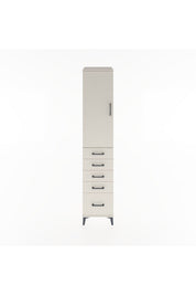 Hyperion Dolap 3 Raflı 5 Çekmeceli Tek Kapaklı 44x44x221 - S61M111V1B