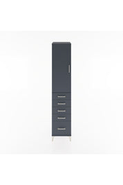 Hyperion Dolap 3 Raflı 5 Çekmeceli Tek Kapaklı 44x44x221 - S61M111V5B