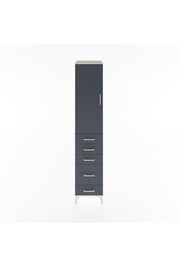 Hyperion Dolap 2 Raflı 5 Çekmeceli Tek Askılı 44x44x221 - S61M112V2B