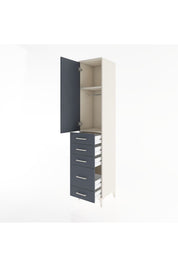 Hyperion Dolap 2 Raflı 5 Çekmeceli Tek Askılı 44x44x221 - S61M112V2B