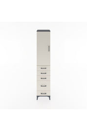 Hyperion Dolap 2 Raflı 5 Çekmeceli Tek Askılı 44x44x221 - S61M112V4B