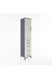 Hyperion Dolap 2 Raflı 5 Çekmeceli Tek Askılı 44x44x221 - S61M112V4B