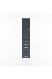 Hyperion Dolap 2 Raflı 5 Çekmeceli Tek Askılı 44x44x221 - S61M112V5B