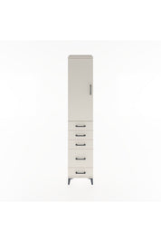 Hyperion Dolap 3 Raflı 5 Çekmeceli Tek Kapaklı 44x44x221 - S61M113V1B