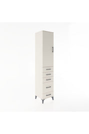 Hyperion Dolap 3 Raflı 5 Çekmeceli Tek Kapaklı 44x44x221 - S61M113V1B