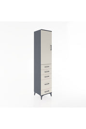 Hyperion Dolap 3 Raflı 5 Çekmeceli Tek Kapaklı 44x44x221 - S61M113V4B