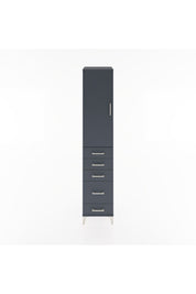Hyperion Dolap 3 Raflı 5 Çekmeceli Tek Kapaklı 44x44x221 - S61M113V5B