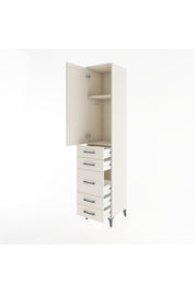 Hyperion Dolap 2 Raflı 5 Çekmeceli Tek Askılı 44x44x221 - S61M114V1B