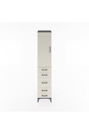 Hyperion Dolap 2 Raflı 5 Çekmeceli Tek Askılı 44x44x221 - S61M114V4B