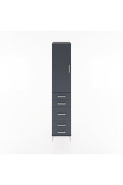 Hyperion Dolap 2 Raflı 5 Çekmeceli Tek Askılı 44x44x221 - S61M114V5B