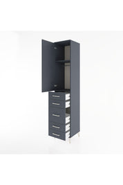 Hyperion Dolap 2 Raflı 5 Çekmeceli Tek Askılı 44x44x221 - S61M114V5B