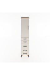 Hyperion Dolap 2 Raflı 5 Çekmeceli Tek Askılı 44x44x221
