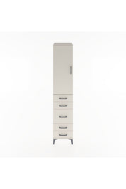 Hyperion Dolap 3 Raflı 5 Çekmeceli Tek Kapaklı 44x44x221 - S61M115V1B