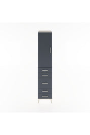 Hyperion Dolap 3 Raflı 5 Çekmeceli Tek Kapaklı 44x44x221 - S61M115V2B