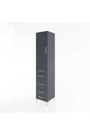 Hyperion Dolap 3 Raflı 5 Çekmeceli Tek Kapaklı 44x44x221 - S61M115V5B