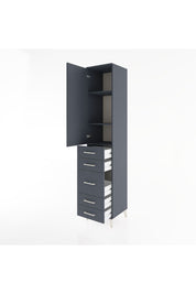 Hyperion Dolap 3 Raflı 5 Çekmeceli Tek Kapaklı 44x44x221 - S61M115V5B