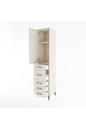 Hyperion Dolap 2 Raflı 5 Çekmeceli Tek Askılı 44x44x221 - S61M116V1B