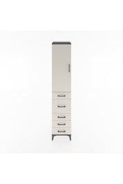 Hyperion Dolap 2 Raflı 5 Çekmeceli Tek Askılı 44x44x221 - S61M116V4B